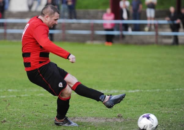 Willie Sawyers was on target in Saturdays won over Haddington