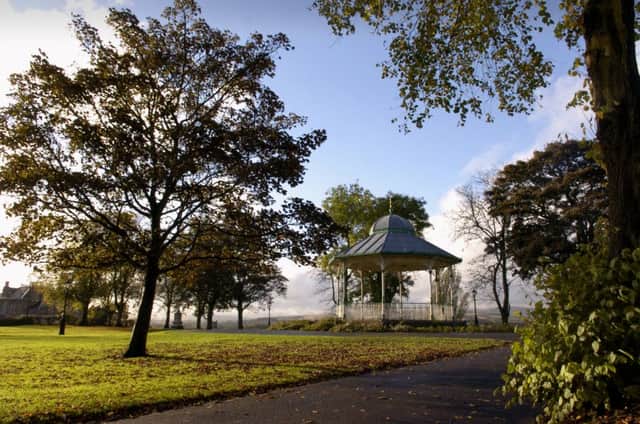 The Antonine Wall runs through Kirkintilloch's Peel Park