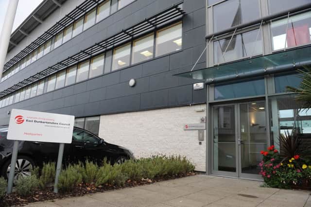 Photograph Jamie Forbes 16.10.14 East Dunbartonshire Council Headquarters 12 Strathkelvin Place Kirkintilloch.