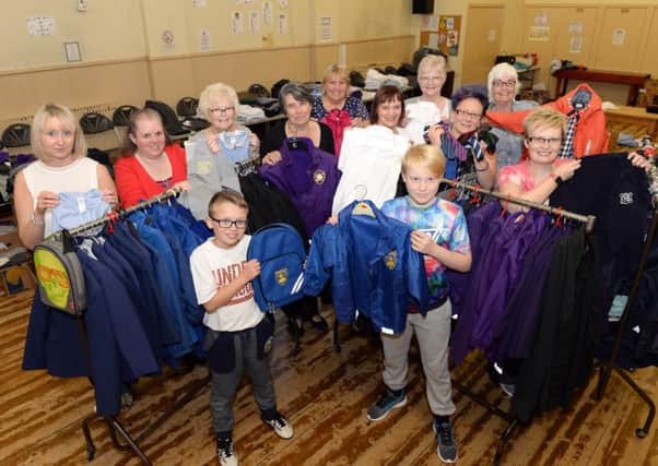 The school uniform bank being set up at the EU Congregational Church