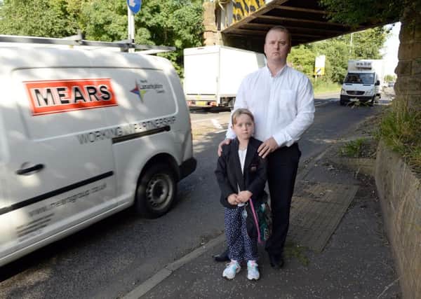 Iain McArthur doesn't want his daughter Megan to have to cross the busy A73.