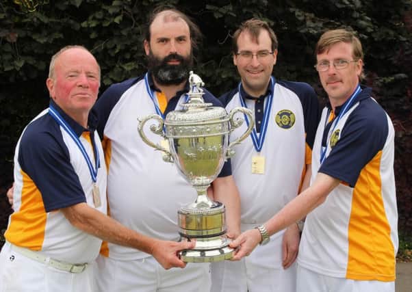 Milngavie Bowling Club's national fours champions