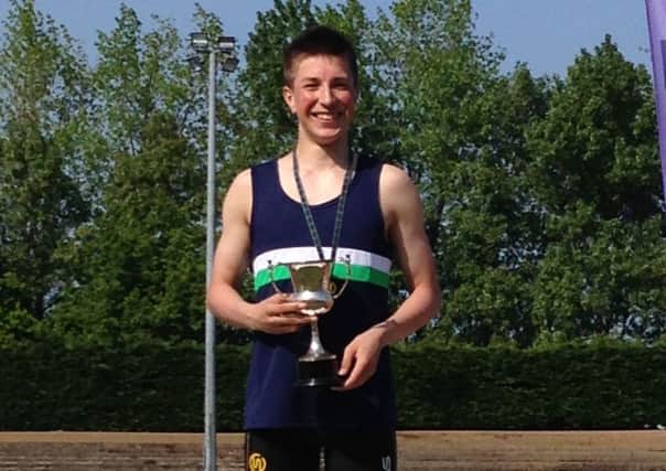 Scott after winning his national title in June