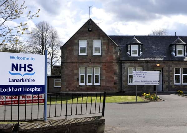 Lockhart Hospital, Lanark, currently 'mothballed'