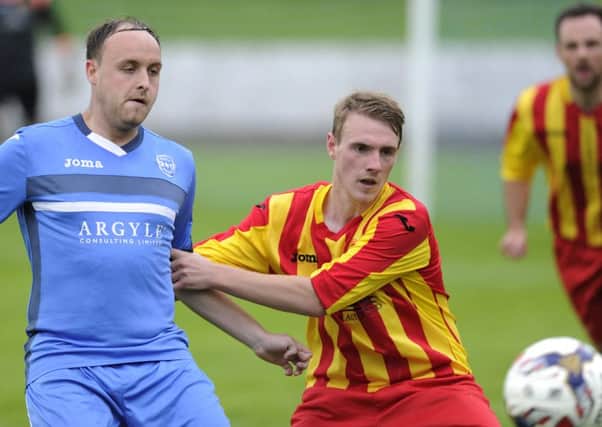Anton McDowall's solo goal set Rossvale on their way to victory over Dunipace.