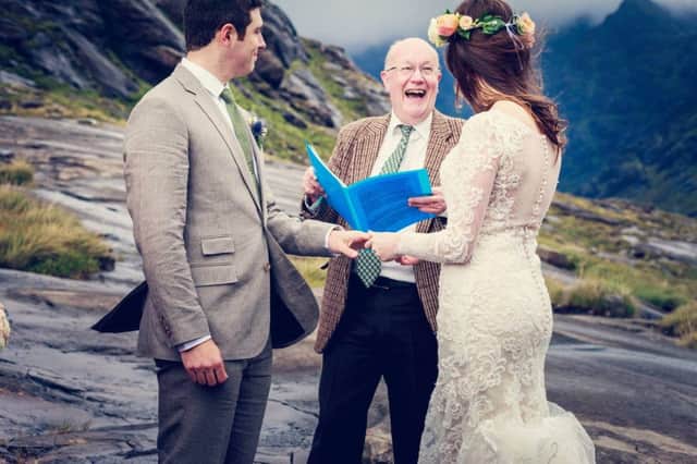 Humanist weddings are becoming increasingly popular in Scotland (Photo courtesy of Humanist Society Scotland)