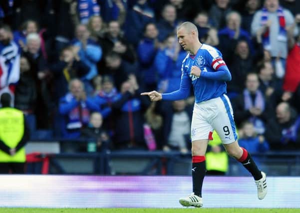 Kenny Miller put Motherwell to the sword in the final minute (Pic by Michael Gillen)