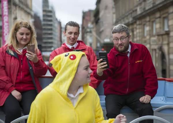 Catch Pokemon on a Glasgow city tour bus