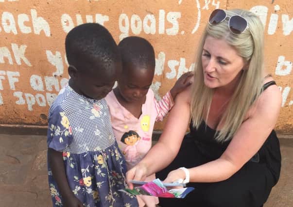 Laureen Gallagher in Uganda