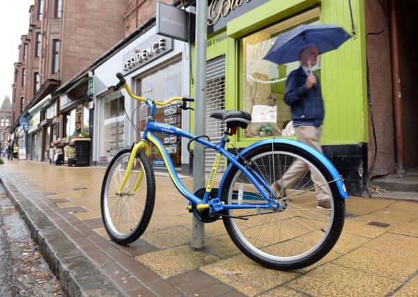 The mystery bike in Main Street, Uddingston.