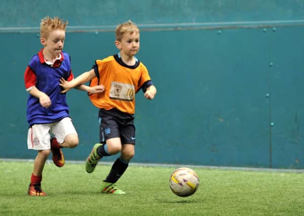 Children are being encouraged to get sporty.