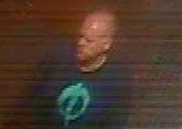 image of man police want to trace