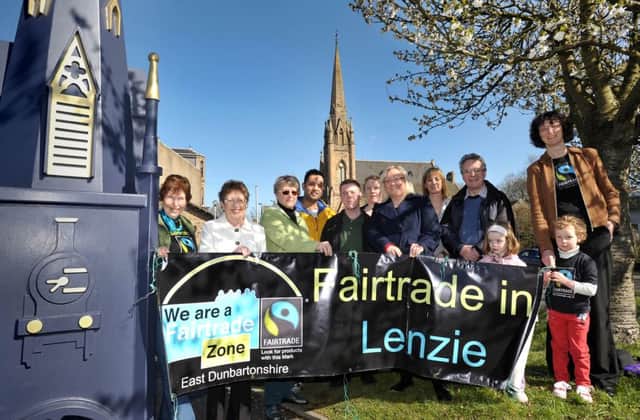 Lenzie gets Fairtrade Town Status in 2013