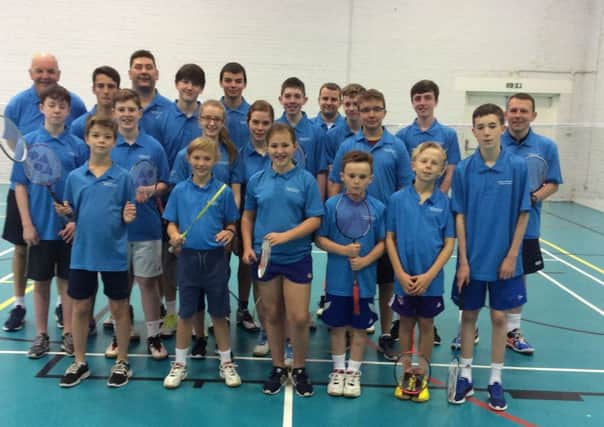 Members of Cumbernauld Junior Badminton Club attended a successful training weekend in Stirling