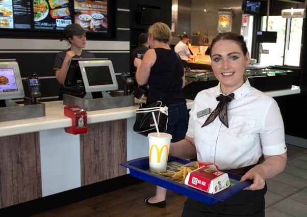 Danielle Wotherspoon from Bellshill has worked at McDonald's for four years