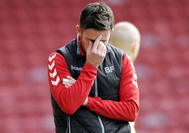 Barry Ferguson was frustrated by Clyde's draw at Berwick