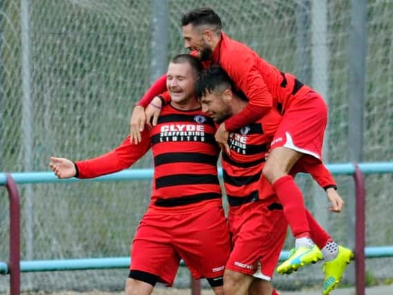 Willie Sawyers netted the winning kick as Rob Roy lifted the Sectional League Cup