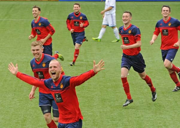 Harestanes, Scottish Amateur Cup winners in 2015, will have to knock out the holders if they are to progress.