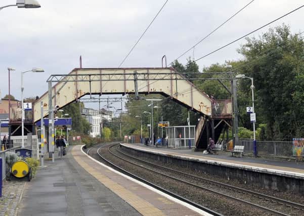Westerton train station footbridge