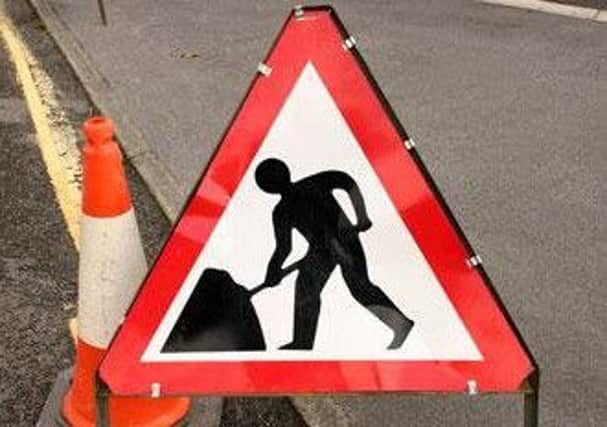 Roadworks take place in Motherwell over the October week