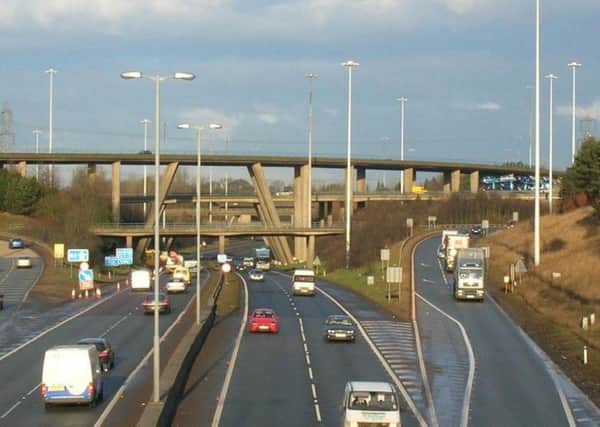 Expect delays on the M8 next week