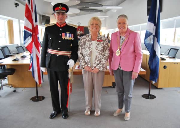 Nan Middleton receives her British Empire Medal