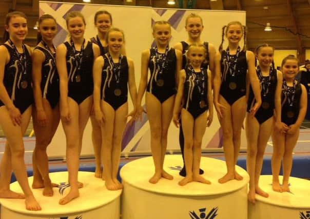 Bishopbriggs Gymnastics Club returned with an impressive haul of 21 medals after dominating the Scottish Tumble Championships in Perth