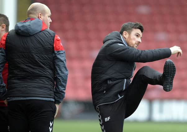 Clyde boss Barry Ferguson gets frustrated during the draw with Stirling