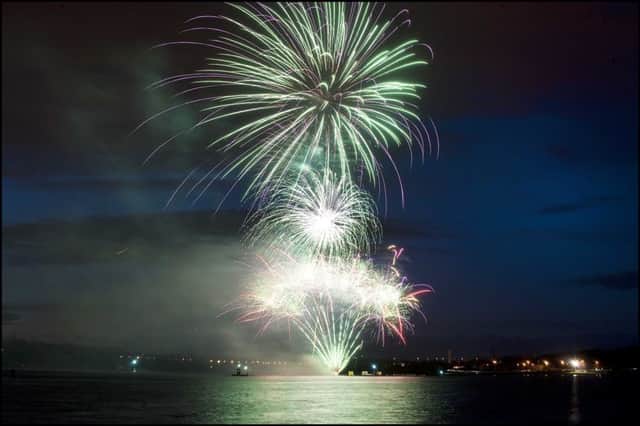 Fireworks at Strathclyde Park. Pic: Andy Buchanan.