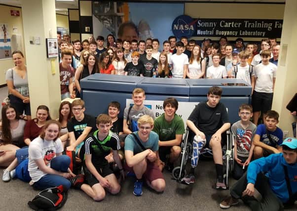 Carluke High School visit to NASA