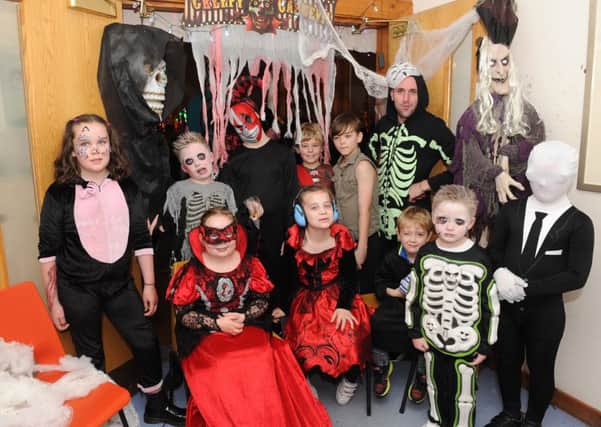 29-10-2016 Picture Jamie Forbes. Kirkintilloch Community Council Monster Ball Halloween Party. Parochial Hall.