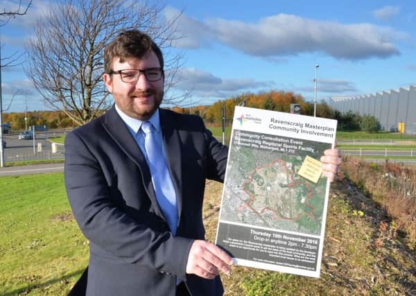 Councillor Paul Kelly launches Ravenscraig consultation event
