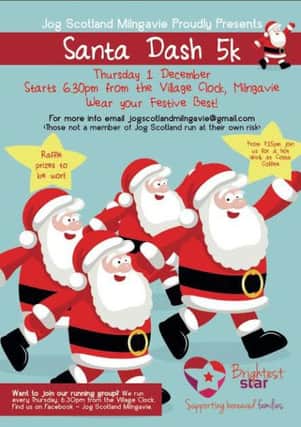 Join the Santa Dash - it's for a great 'Claus'