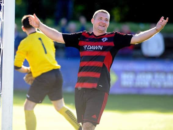 Willie Sawyers broke the deadlock for Rob Roy at Kilbirnie