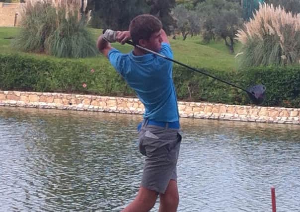 Lachlan Reynolds from Hilton Park Golf Club, Milngavie, has won the European Golf Junior Tour title