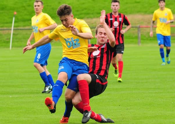 Jordan Pirrie was outstanding against Leith, according to Colts boss Craig McKinlay