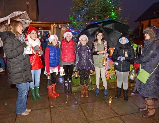 Westerton Primary School pupils (and teachers) singing Christmas carols at the Christmas Tree three years ago.