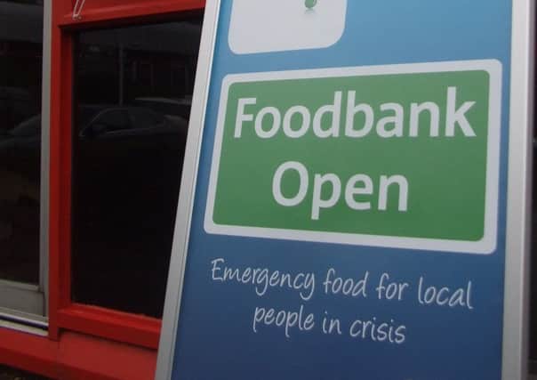 Theres been a big increase in the use of foodbanks over the past year.