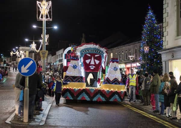 One of last year's illuminated  Lanimer lorries - don't miss this year's! (Picture Sarah Peters).