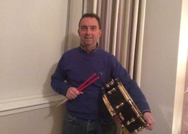 Drummer Allan McLaughlan is keen to teach.