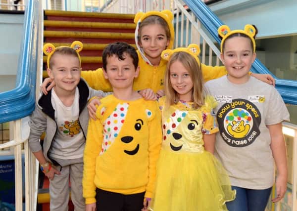 Knowetop pupils get dressed up to help Children in Need.