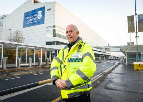 Glasgow Airport staff member 
John Barrie is retiring.