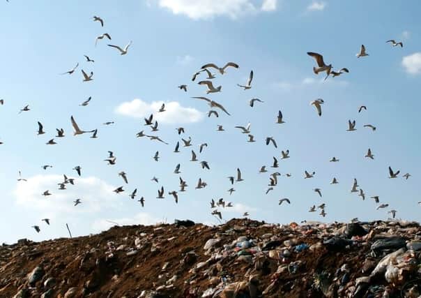 The council is trying to cut the amount of waste going to landfill.