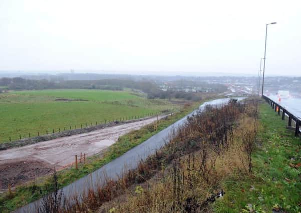 The proposed housing site close to Strathclyde Park.