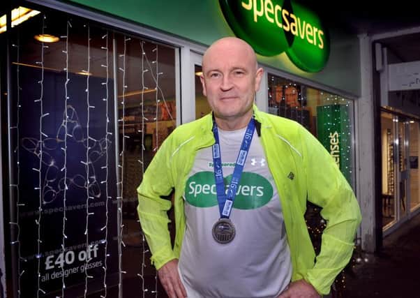 Martin Kerr at Specsavers - he did a 26-mile trek in Ireland and raised more than Â£1,600.