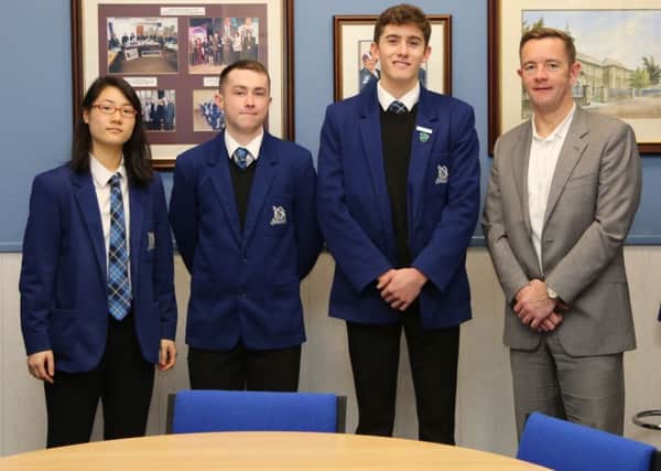 The Dalziel pupils, pictured with Steve King of British Education Awards sponsor Amec Foster Wheeler, will head to London for the prestigious ceremony at the end of this month. Lets hope they return with some prizes!