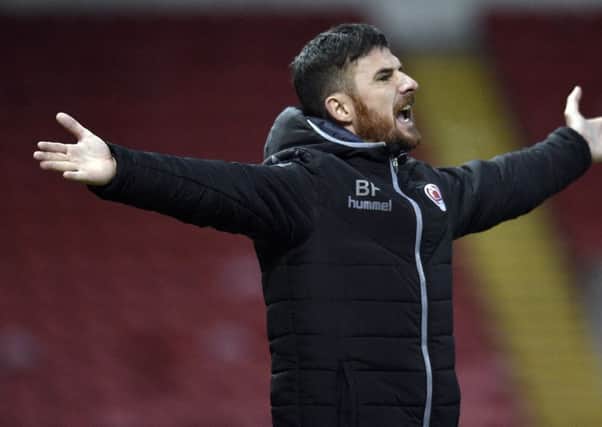 Defeat at Stirling made grim viewing for Clyde boss Barry Ferguson