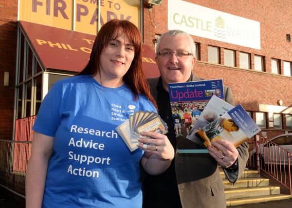 Jillian and Tam promote their games night at Fir Park.