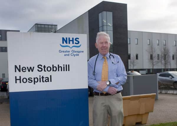 Dr Frank Dunn who is retiring after 30 years at Stobhill