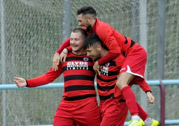 Rob Roy will be hoping for more celebrations at Largs on Saturday.
